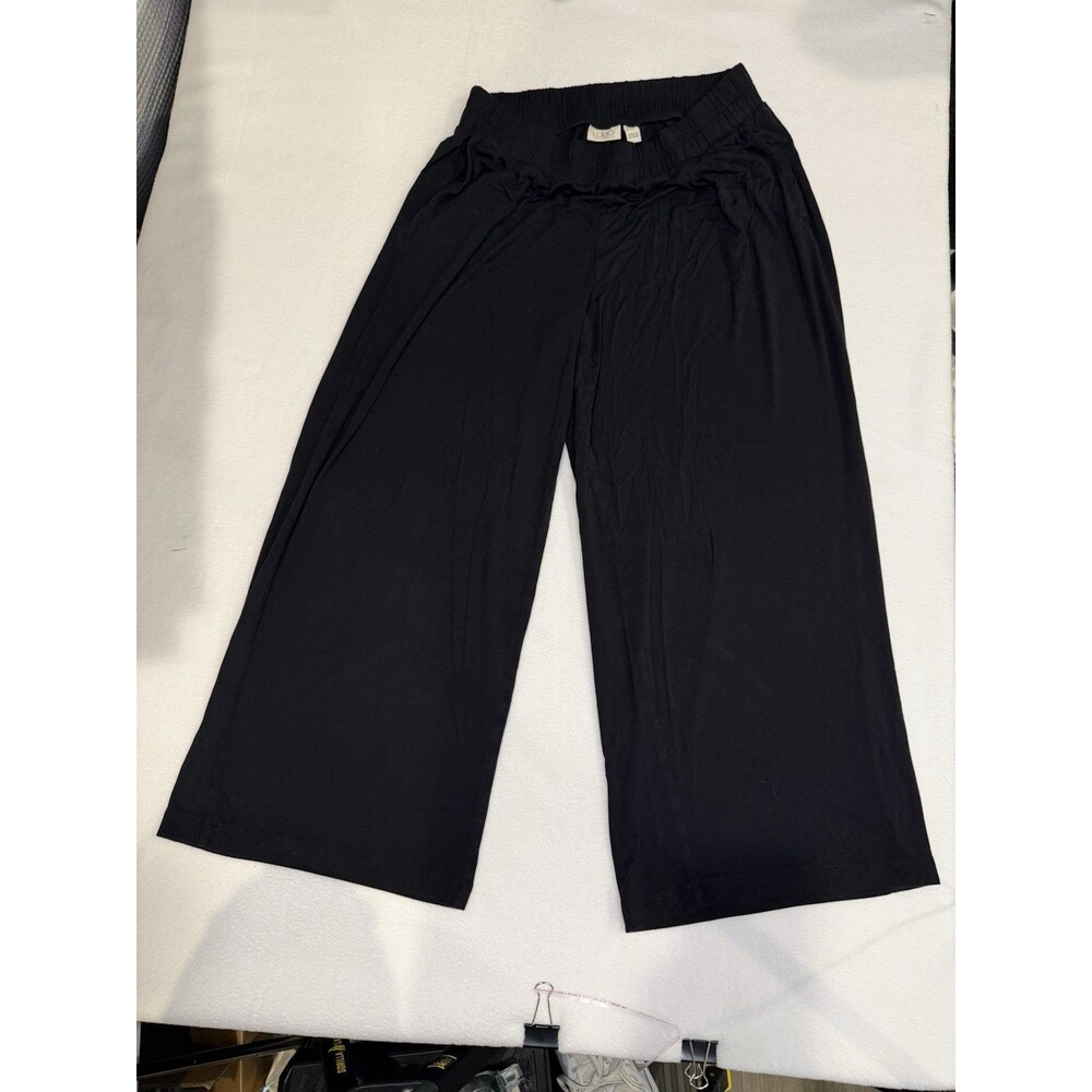 LOGO by Lori Goldstein LOGO Lounge by Lori Goldstein Pull On Cropped Sweatpants